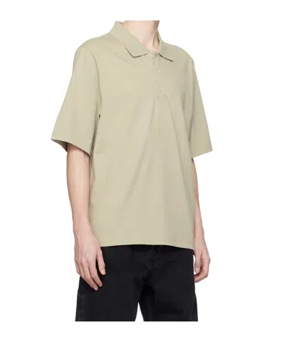 Filippa K Taupe Boxy Polo In Neutral