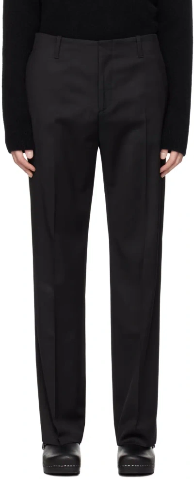 Filippa K Samson Wool Trousers In Black