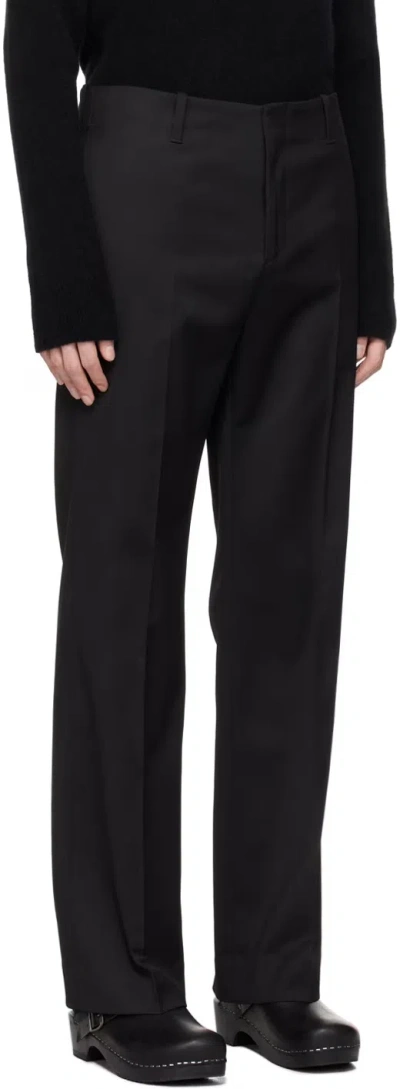 Filippa K Samson Wool Trousers In Black