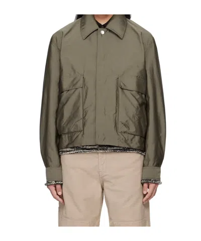 Filippa K Taupe Boxy Jacket In Brown