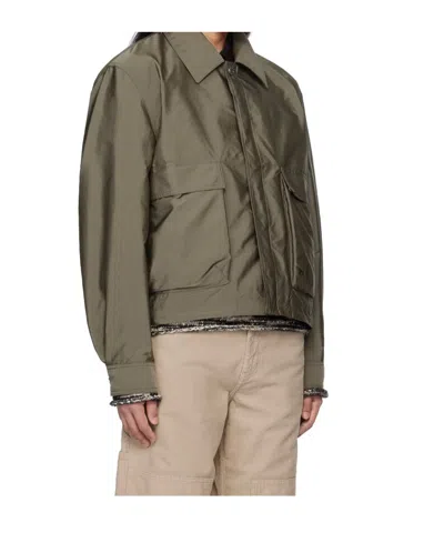 Filippa K Taupe Boxy Jacket In Brown