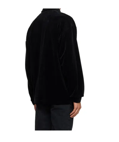 Filippa K Vented Polo In Black