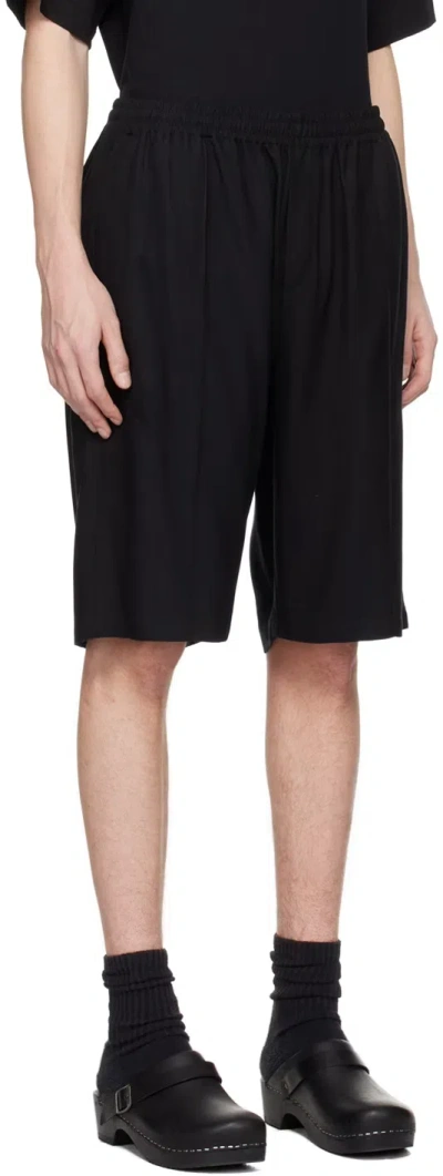 Filippa K Black Re:sourced Shorts In Black