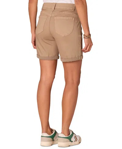 Democracy Petite "ab" Solution Mid Rise Cuffed Shorts