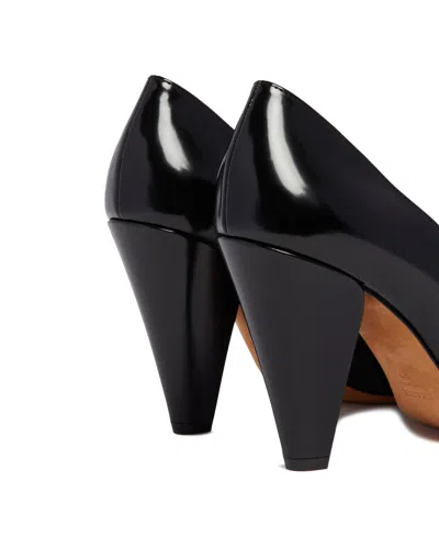 Khaite Square Toe Patent Pumps