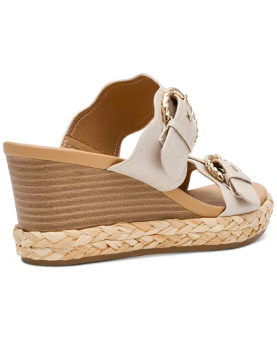 Dv Dolce Vita Women's Elio Double Buckle Wedge Sandals