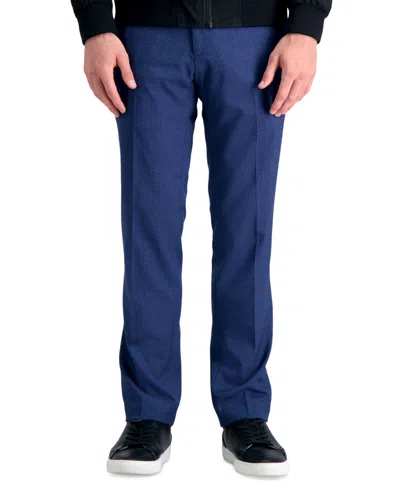 Kenneth Cole Reaction Men's Slim-fit Stretch Check Dress Pants