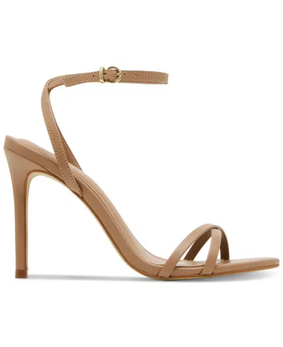 Steve Madden Ankle Strap Stiletto Sandal In Neutral