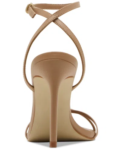 Steve Madden Ankle Strap Stiletto Sandal In Neutral