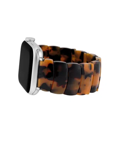 Anne Klein Women's Brown Marbled Acetate Expansion Bracelet Designed For Apple Watch 42mm (series 1-3 Only) & 4