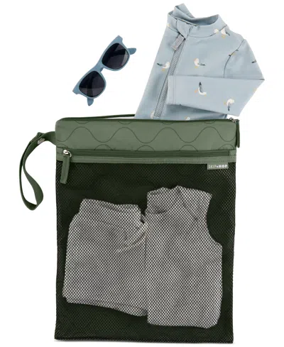 Skip Hop Baby Unisex Grab & Go Zip Wet/dry Bag In Green