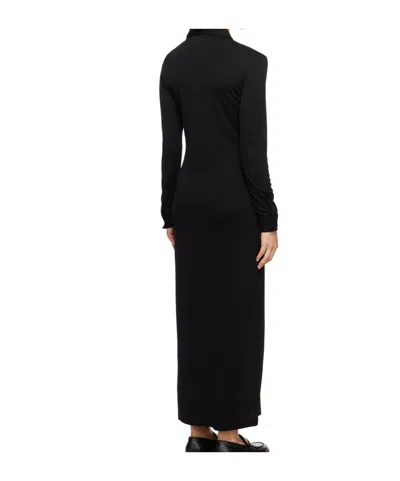 Filippa K Black Slim Maxi Dress In Black