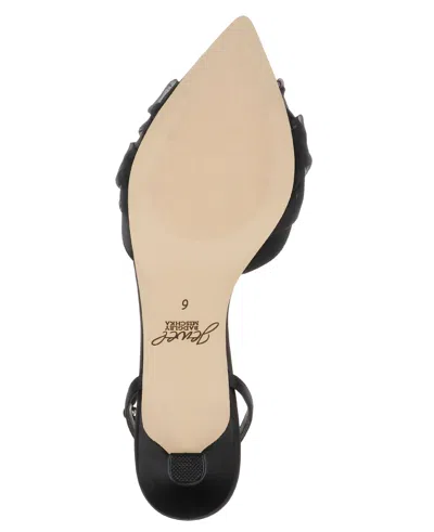 Jewel Badgley Mischka Favor Ankle Strap Pointed Toe Kitten Heel Pump