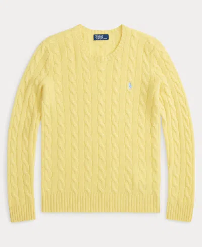 Polo Ralph Lauren Women's Cable Wool-cashmere Crewneck Sweater