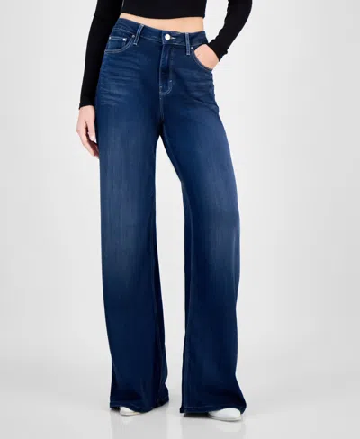 Guess Women's Bellflower Wide-leg Jeans In Blue
