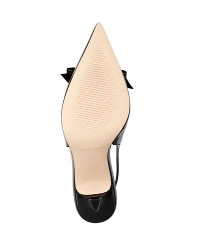 Marc Fisher Women's Rayma Bow Slingback Pumps In Black