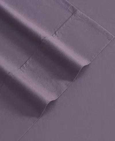 Eddie Bauer Solid Brushed 180-thread Count Cotton Percale 4-pc. Sheet Set, King