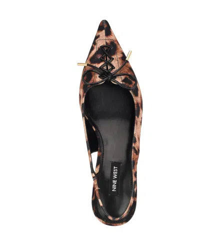 Nine West Women's Anora Lace-up Slingback Pumps