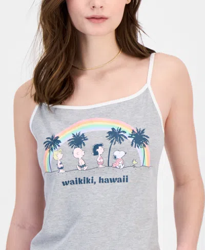 Grayson Threads, The Label Juniors' Peanuts Hawaii Graphic Tank Top
