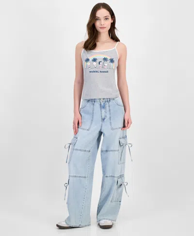 Grayson Threads, The Label Juniors' Peanuts Hawaii Graphic Tank Top