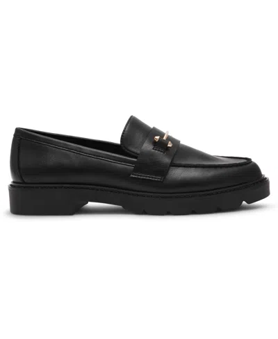 Anne Klein Women's Emme Lug Sole Loafers In Black