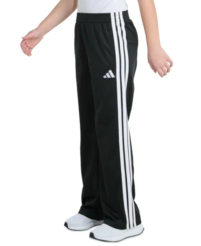 Adidas Originals Adidas Kids' 3-stripes Wide Leg Sweatpants In Black