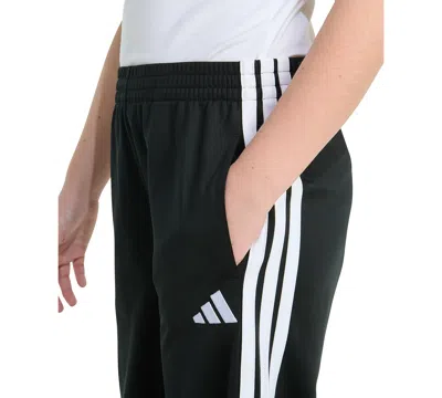 Adidas Originals Adidas Kids' 3-stripes Wide Leg Sweatpants In Black