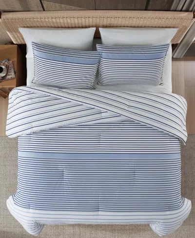 Eddie Bauer Cooper Stripe Cotton Reversible 2-pc. Comforter Set, Twin