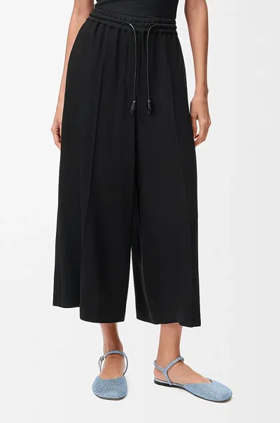 Loewe Cropped Trousers In Stretch Viscose