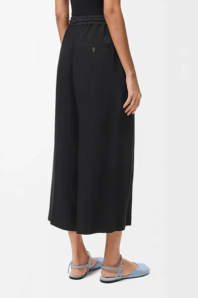 Loewe Cropped Trousers In Stretch Viscose