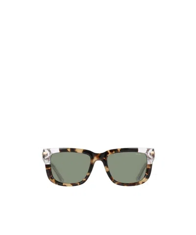 Nike Crescent Fall Square Frame Sunglasses In Green