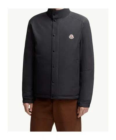 Moncler Epine Tech Down Jacket In Black