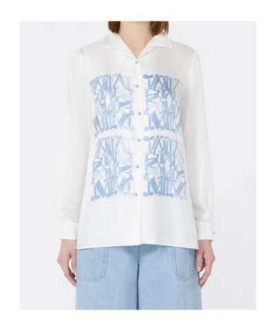 Max Mara Silk Print Shirt