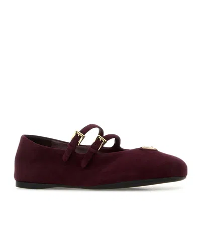 Prada Round Toe Flat Shoes