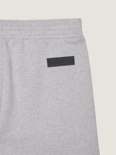 Givenchy Cotton Logo Patch Sweatpants In Gray