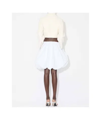 Alaïa Cotton Poplin Balloon Skirt