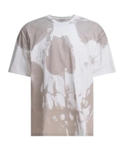 Alexander Mcqueen Mcqueen Skull Print Graphic T-shirt In Neutral