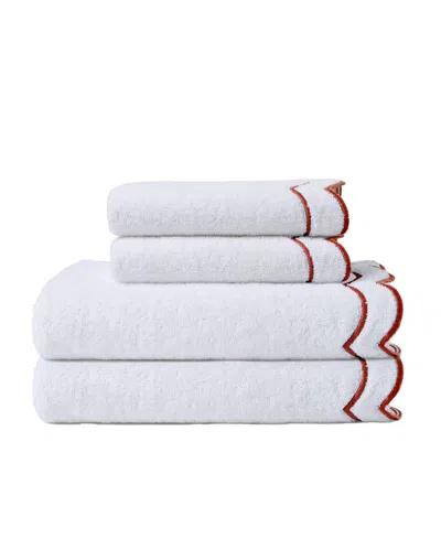 Peri Home Scallop 4-piece Towel Set