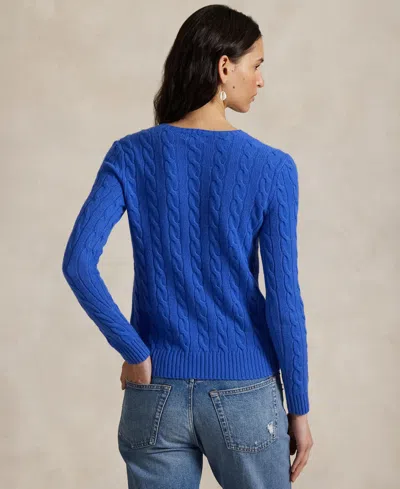 Polo Ralph Lauren Women's Cable Wool-cashmere Crewneck Sweater