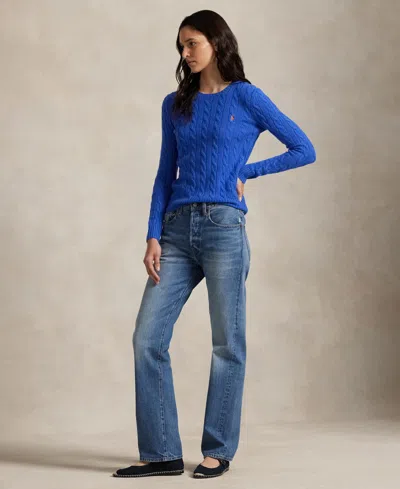Polo Ralph Lauren Women's Cable Wool-cashmere Crewneck Sweater