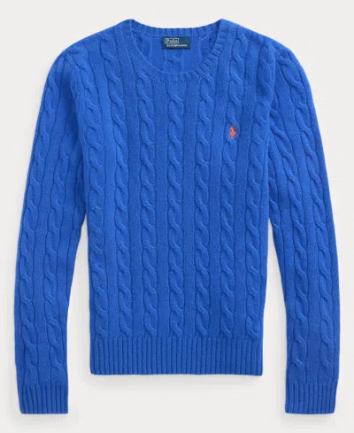 Polo Ralph Lauren Women's Cable Wool-cashmere Crewneck Sweater