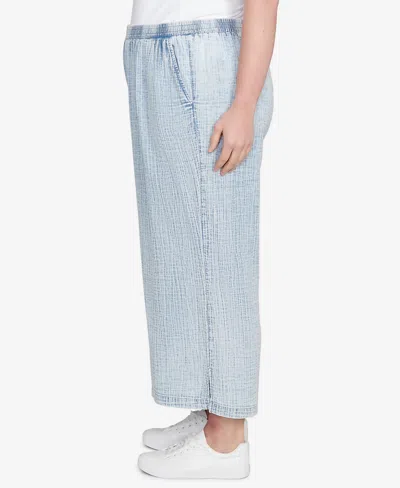 Ruby Rd. Plus Size Snow Washed Wide Leg Pants