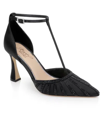Jewel Badgley Mischka Women's Faithlyn Evening T-strap Pumps