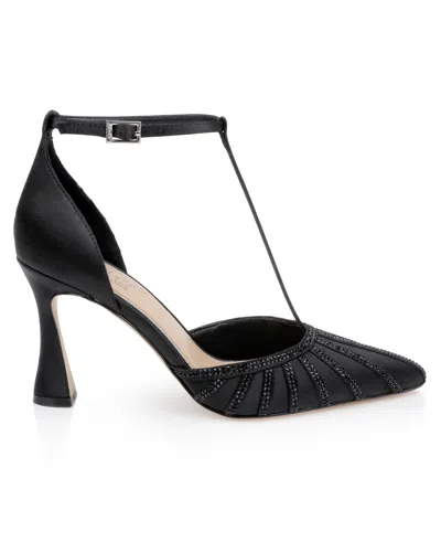 Jewel Badgley Mischka Women's Faithlyn Evening T-strap Pumps