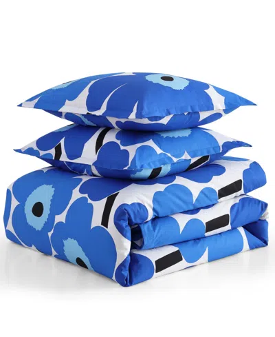 Marimekko Unikko Cotton Percale Duvet Cover Set