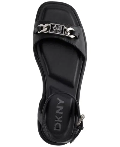 Dkny Women's Bacliff Ankle Strap Flats