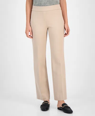 Anne Klein Women's Mid-rise Pull-on Slash-pocket Pants
