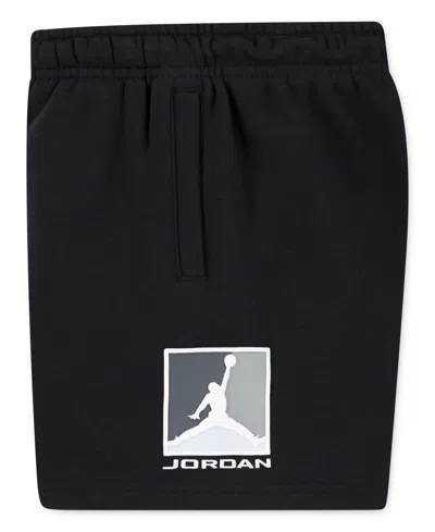 Jordan Toddler And Little Boys Essentials Fleece Shorts In Black