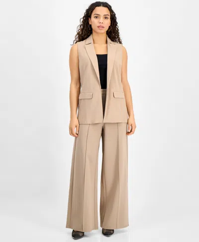 Bar Iii Petite Open-front Long Vest, Exclusively At Macy's
