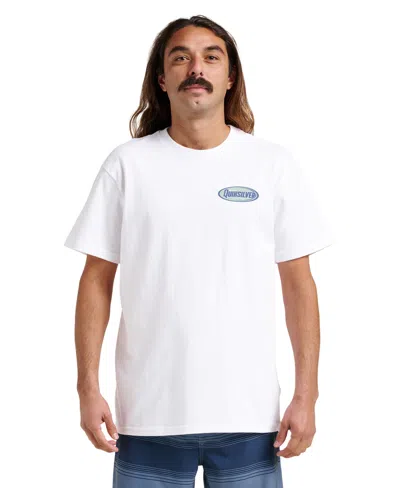 Quiksilver Men's Cresent Speed Short Sleeve T-shirt In White